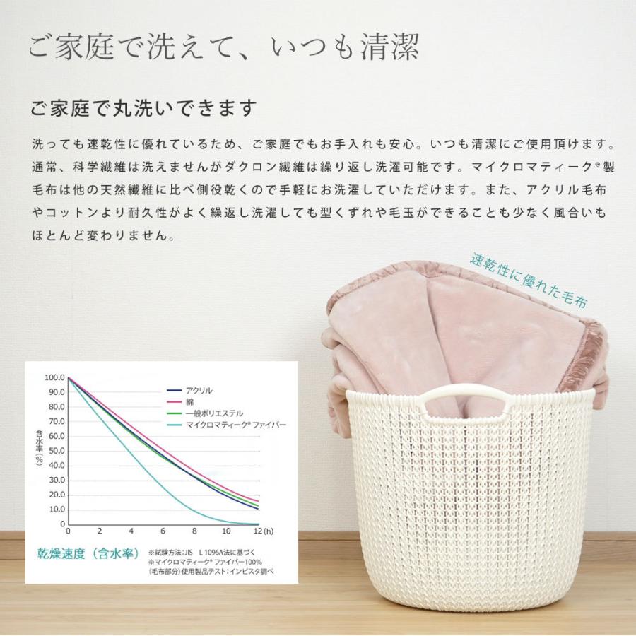 毛布 シングル 日本製 NIKKE インビスタ ダクロン マイクロマティーク