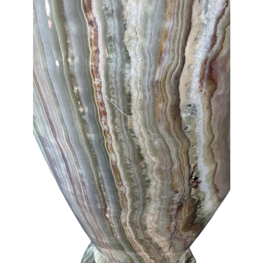 オニックス 花瓶 B オニキス インテリア 飾り 壺 天然石