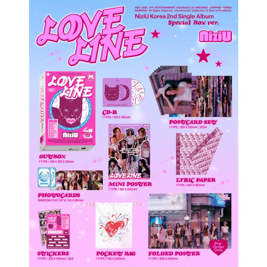 NiziU 公式グッズ - LOVE LINE (Special Box ver.) / 2nd Single Album