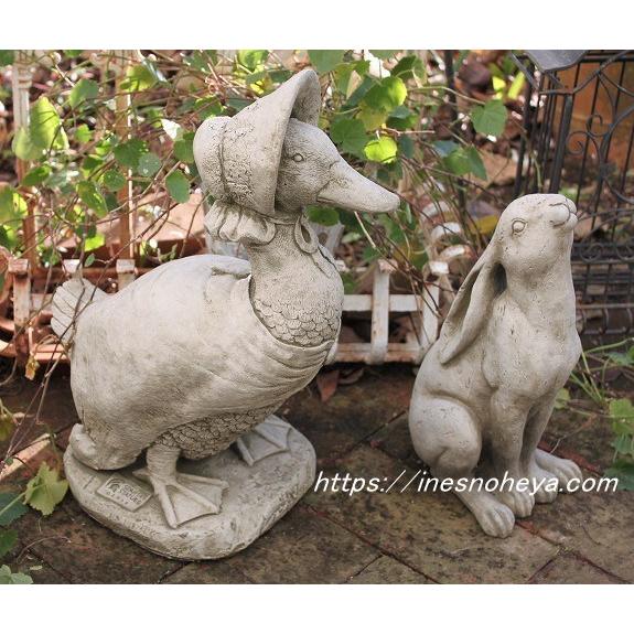 ピーター・ラビットの絵本に登場する、あひるのジマイマを思い出させて