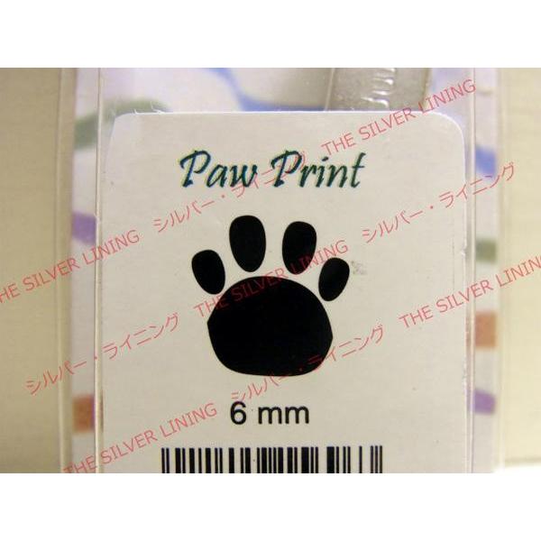 彫金刻印 Paw Print 6mm＊足あと 肉球デザイン 革細工/レザークラフト