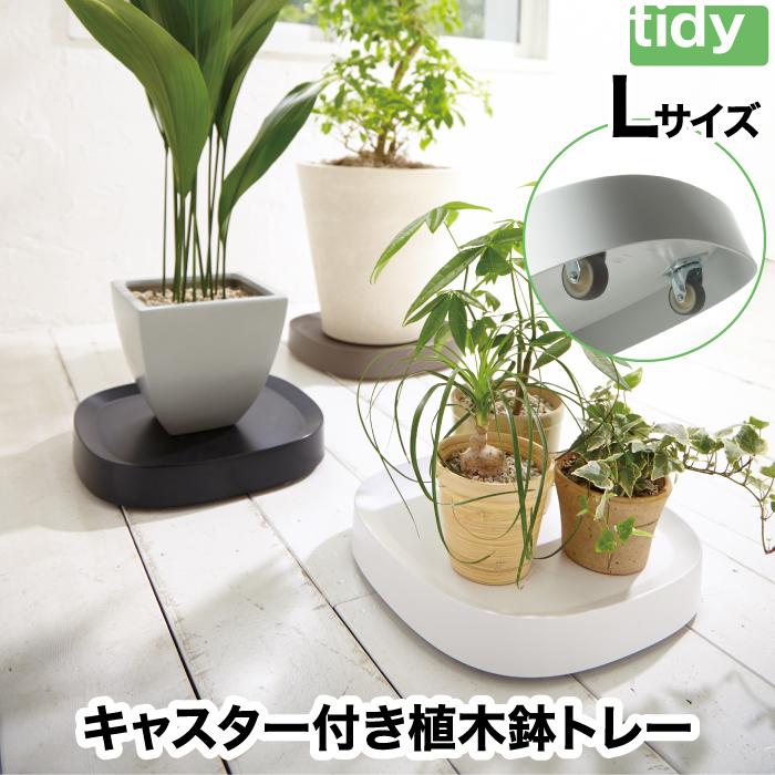 tidy プランタブル L キャスター付 植木鉢トレー 日本製 鉢皿 観葉植物