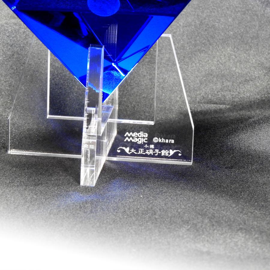 エヴァンゲリオン 第六の使徒 クリスタルオブジェ ラミエル 高級 置物