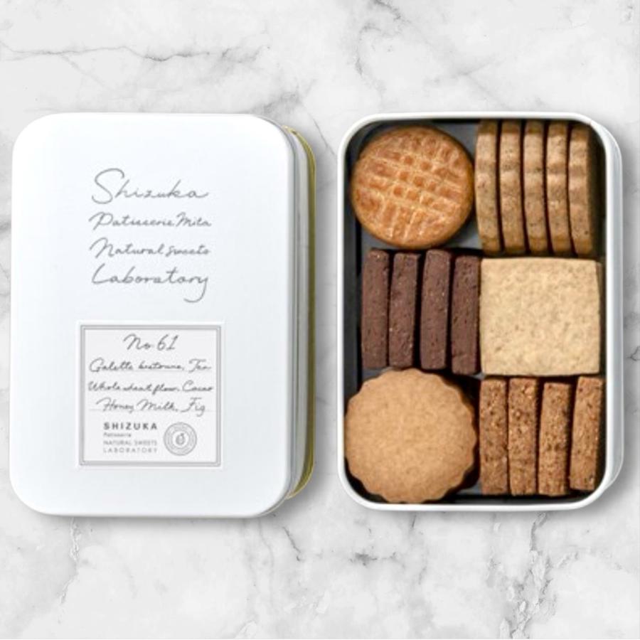 シヅカ洋菓子店 No.61 ミニクッキー詰め合わせ 缶（360g）ニューマン