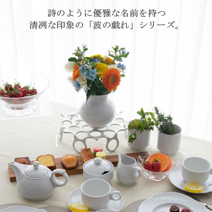 マイセン 花瓶 高さ約13.5cm 「波の戯れ ホワイト」 プレゼント 普段