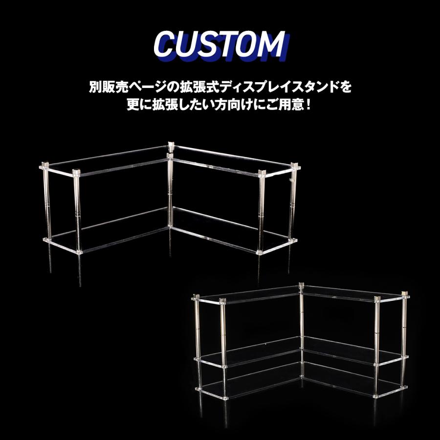 拡張式ディスプレイスタンド用ビス 20本 カスタム ディスプレイ 連結