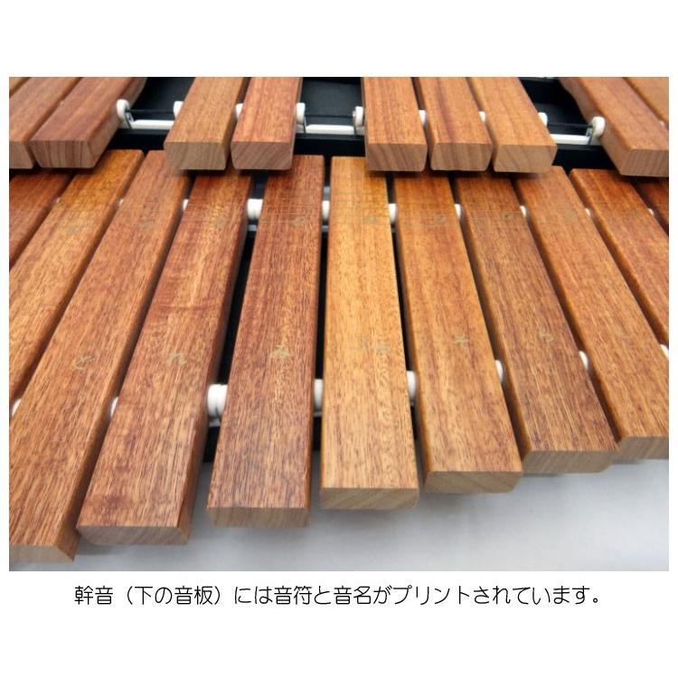 ゼンオン 木琴 ZX32BK シロフォン ばち付き 卓上 全音 ZX-32BK : 楽器