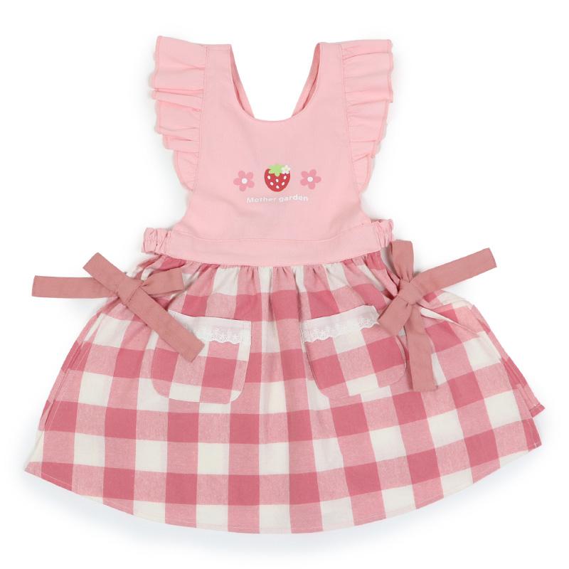 Mother garden（マザーガーデン） セールSALE キッズエプロン 野いちご