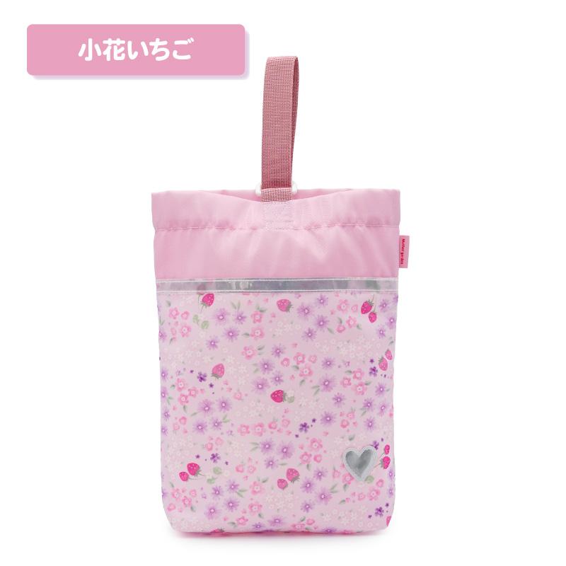 Mother garden（マザーガーデン） 野いちご シューズバッグ 小花いちご