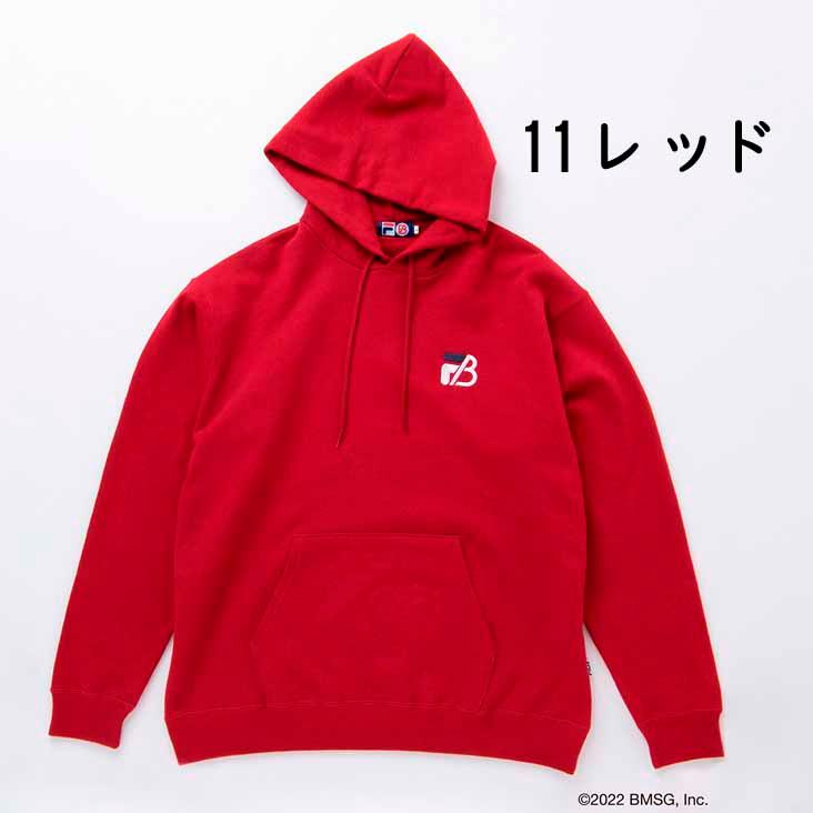 FILA（フィラ） BE:FIRST コラボ プルパーカー フード スウェット 着用
