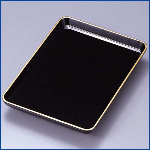 みよし漆器本舗 木質 8寸 切手盆 祝儀盆 漆塗り お盆 トレー 慶弔 名