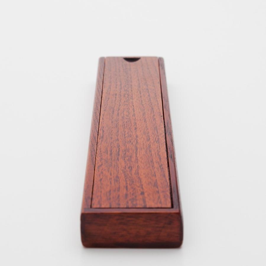みよし漆器本舗 箸箱 スライド 天然木製 2膳用 箸入れ 箸ケース 25.5cm