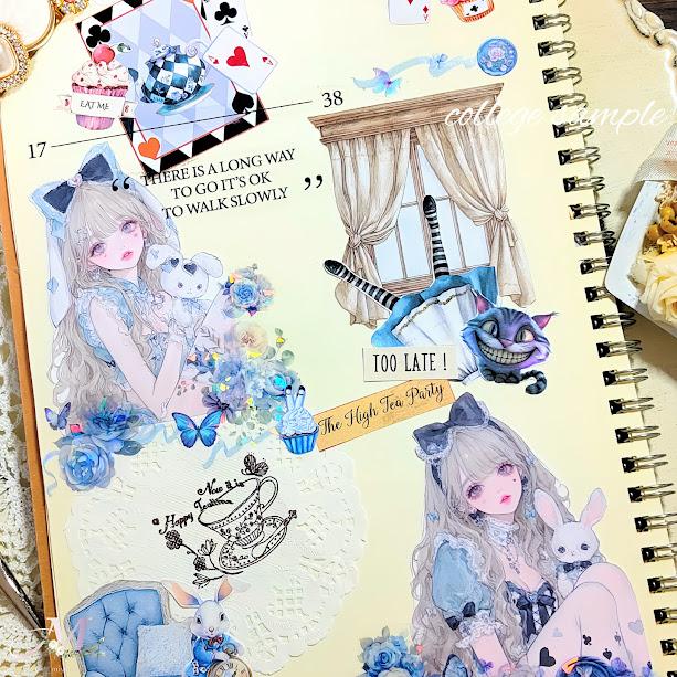 ②ayyjewel デザインペーパー コラージュシート ②ayyjewel デザイン