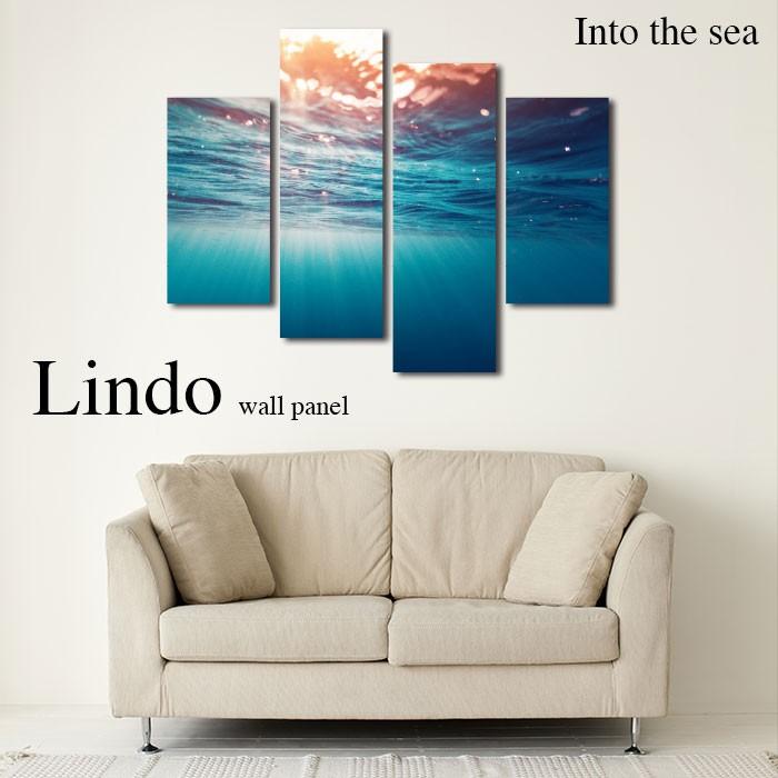 アートパネル 海 ビーチ ハワイ 西海岸 浜辺 夕日 サンセット カンクン