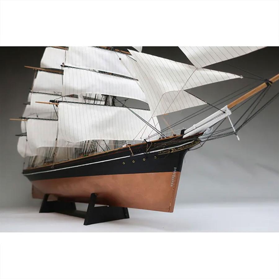 帆船模型キット カティサーク（帆付き）1/100 : 木製模型キットの