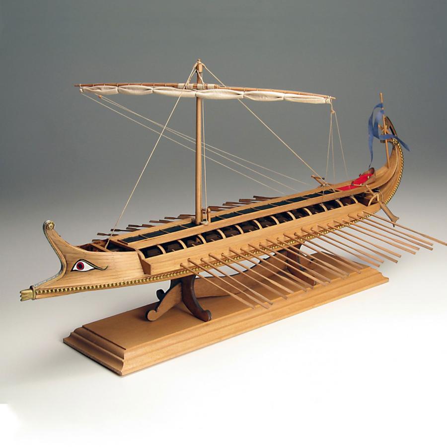 帆船模型キット ギリシャ・バイレム : 木製模型キットのマイクロ