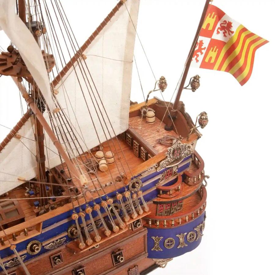帆船模型キット サンフェリペ : 木製模型キットのマイクロクラフト
