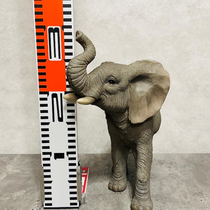 置物 動物 ゾウ 小 高さ29.5cm 縁起物 風水 woobia おしゃれ 大きい