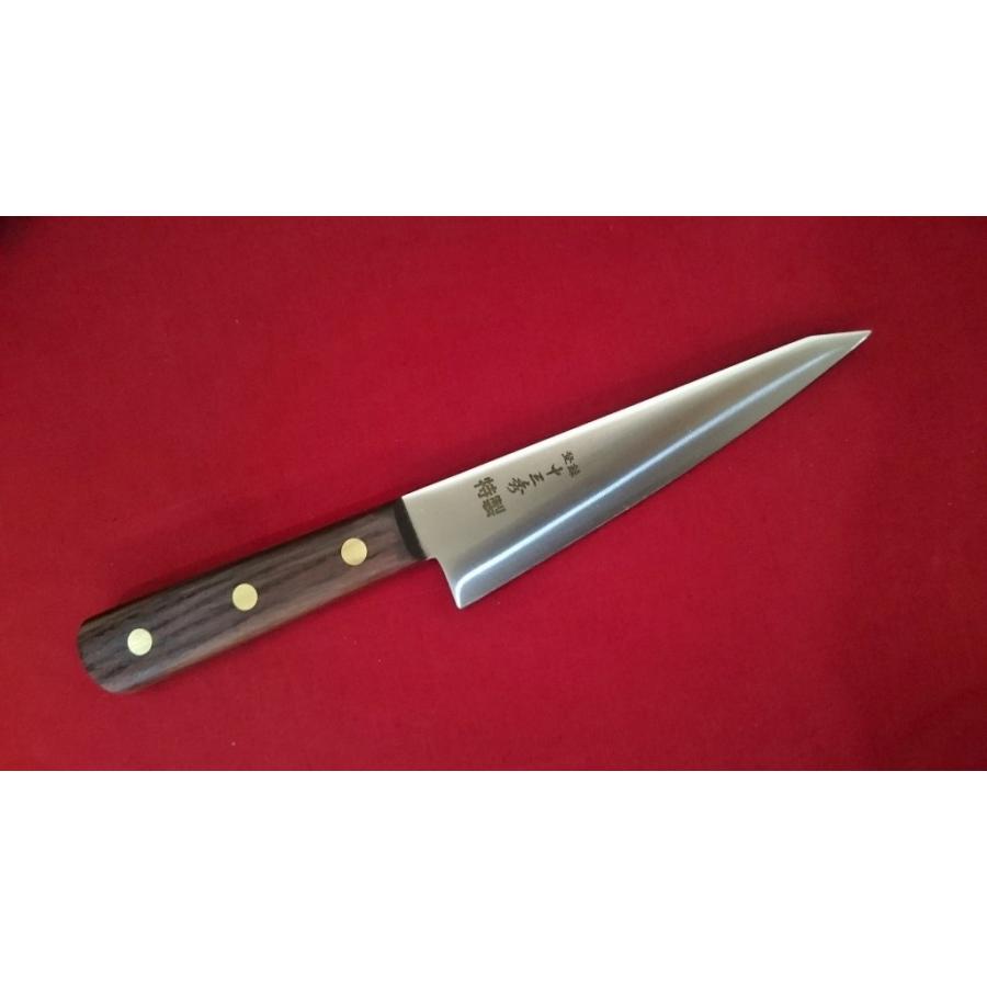 十三秀 骨スキ サバキ包丁 角 東型 特殊包丁 解体包丁 猪 皮剥ぎ