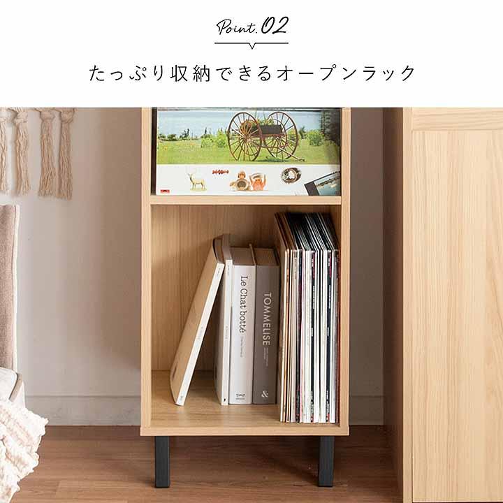 レコードラック ガラス張り ディスプレイラック オープンラック