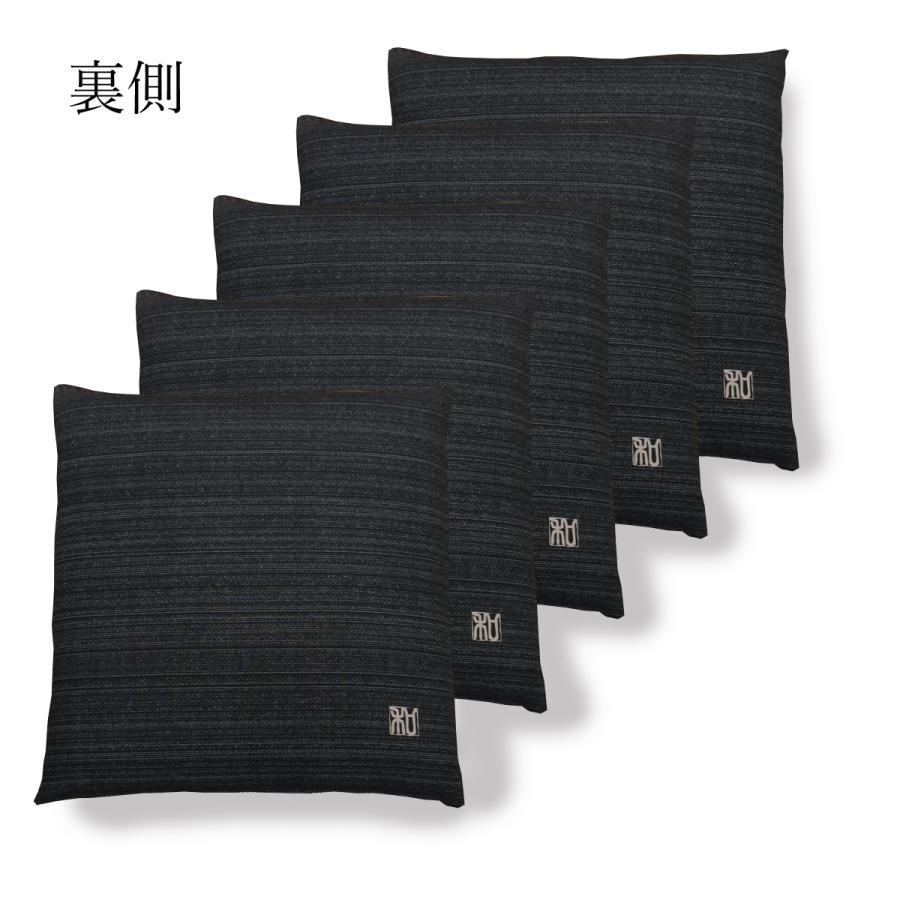 座布団カバー 55 59 55×59cm 5枚組 5枚セット おしゃれ 銘仙判 和