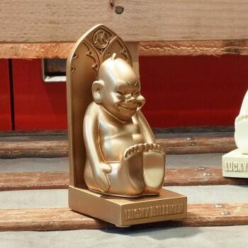 Billiken 大阪名物 ラッキー ビリケン レジン製 置物（小）ゴールド