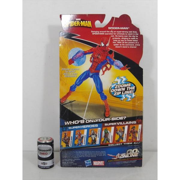 マーベル MARVEL スパイダーマン SWING OR STICK ZIP LINE フィギュア