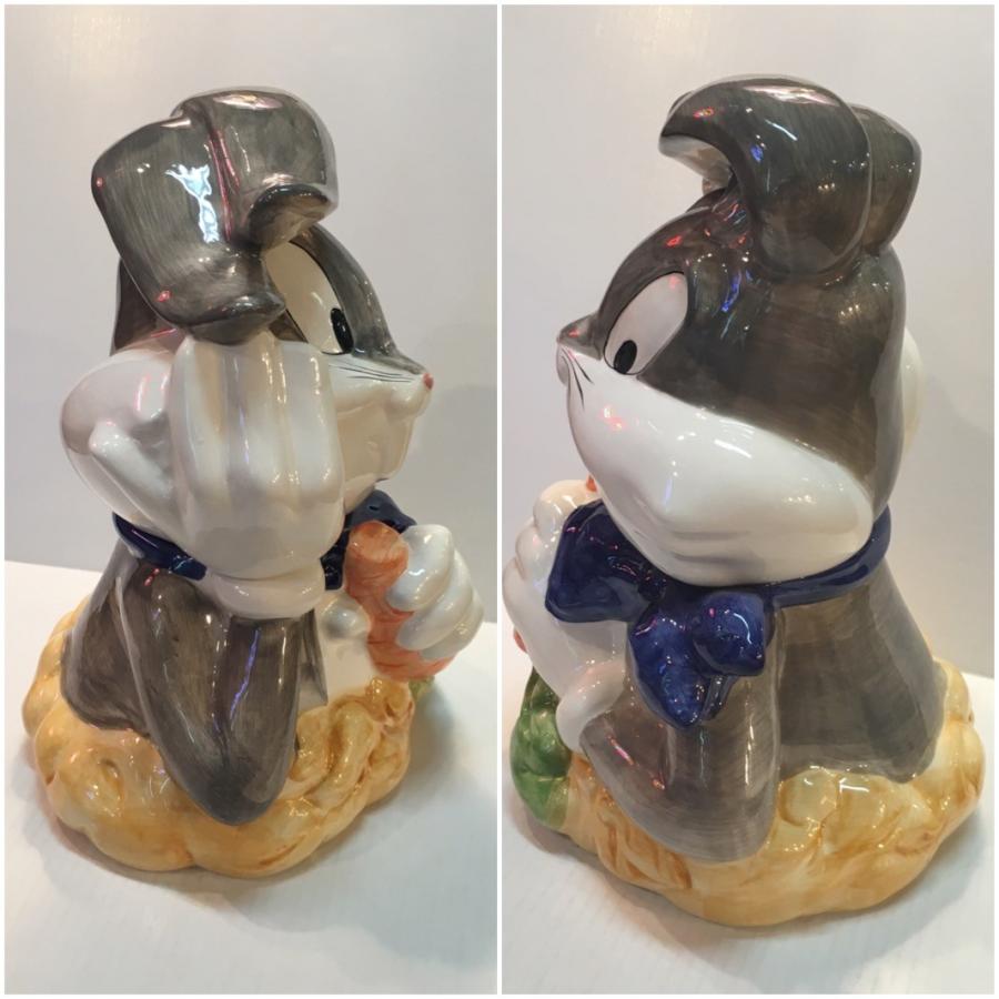 バッグスバーニー Bugs Bunny クッキージャー 陶器 ルーニー
