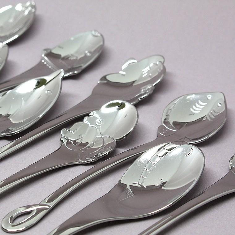 選べる海の仲間たち10種類 マリンメイトティースプーン 日本製 オール