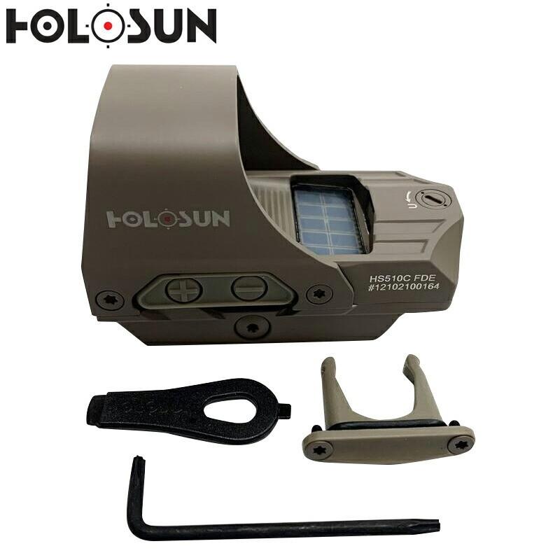 HOLOSUN ドットサイト HS510C-FDE Open Reflex レッド サークル ダット