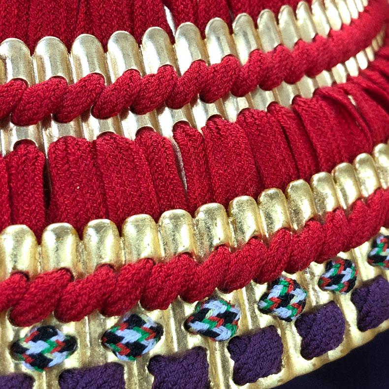 甲冑師 平安光雲作 京製兜 金箔錣合わせ鉢星兜 五月節句 五月人形 兜