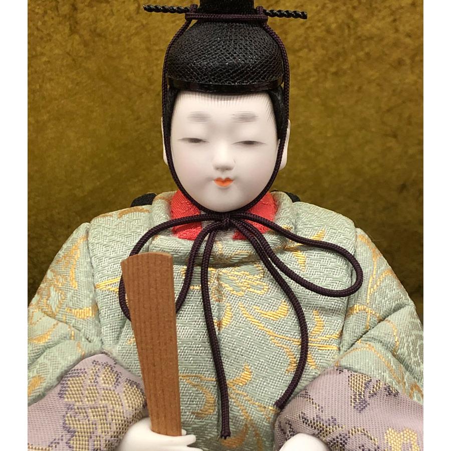 人形師 大里 彩 作 木目込み親王飾り「さくら 7102」 雛人形 ひな人形