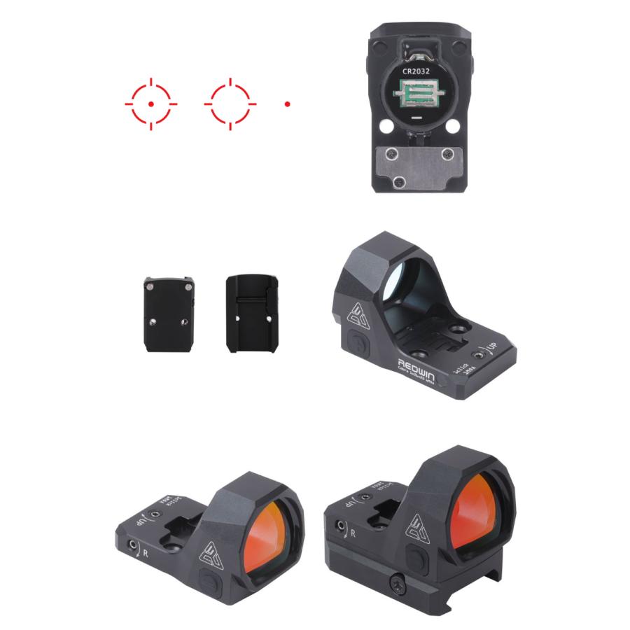 Red Win Optics Cobra 1x26x22 MTR ドットサイト 実銃対応 BK ドット