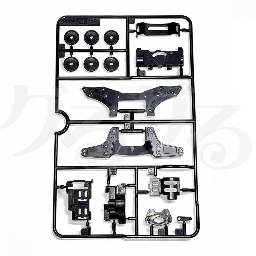 ミニ四駆 タミヤ 【Aパーツ】 VZ用ギヤカバー ブラック バラ売り : グ