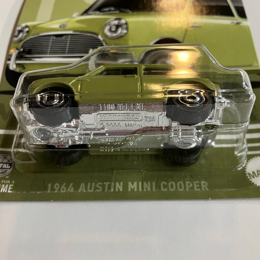 マッチボックス 新品 現品 1964 AUSTIN MINI COOPER ミニカー カーキ