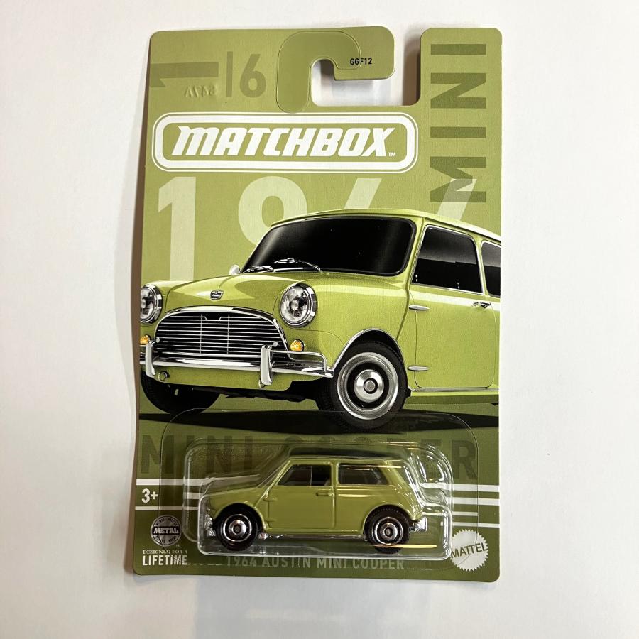 マッチボックス 新品 現品 1964 AUSTIN MINI COOPER ミニカー カーキ