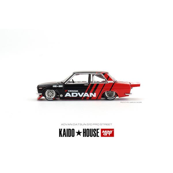 MINI GT KHMG032 ダットサン 510 プロストリート ADVAN KAIDO HOUSE