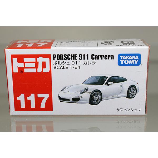 トミカ赤箱 117 ポルシェ 911 カレラ※TAKARATOMYロゴ : ミニカー