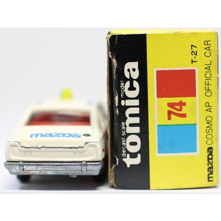 USED】トミカ 黒箱 74 マツダ コスモAP オフィシャルカー フラッグ欠品
