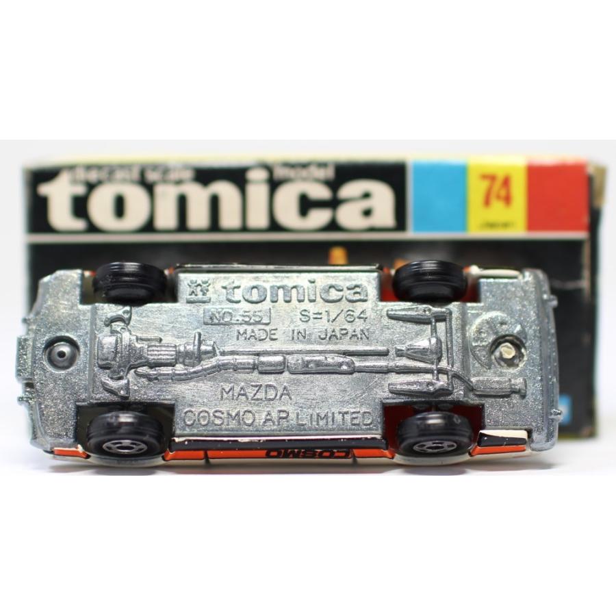 USED】トミカ 黒箱 74 マツダ コスモAP オフィシャルカー フラッグ欠品