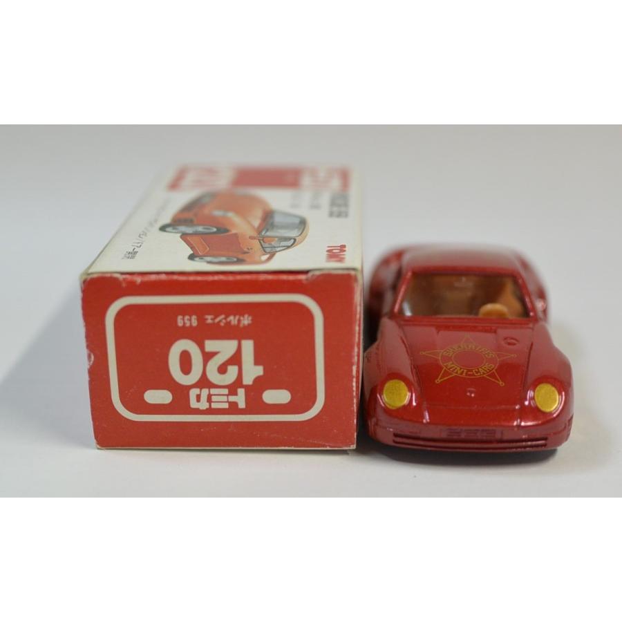 トミカ 日本製 120 ポルシェ 959 1/58 箱 赤TOMYロゴ シェリフ特注