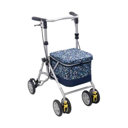 シンフォニースリム BOX 花柄紺 島製作所 : 介護用品専門店