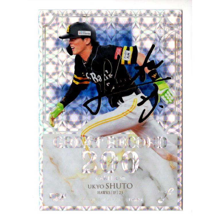25BBM FUSION 周東佑京 GREAT RECORD 金箔サインパラレル 100枚限定