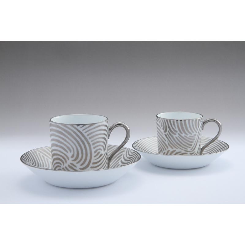 大倉陶園 加山又造 春夏秋冬デミタス碗皿コレクション（24ピースセット