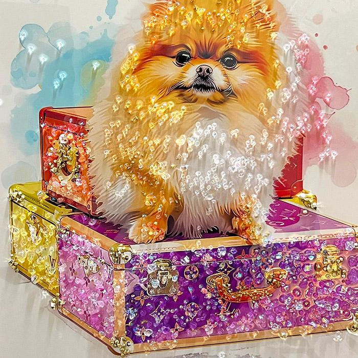 送料無料 クリスタルアートパネル オマージュアートパネル