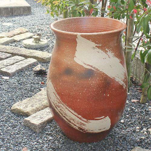 ポイント15倍]信楽焼 大きな 花瓶 金彩 25号 おしゃれ 大壺 つぼ ツボ