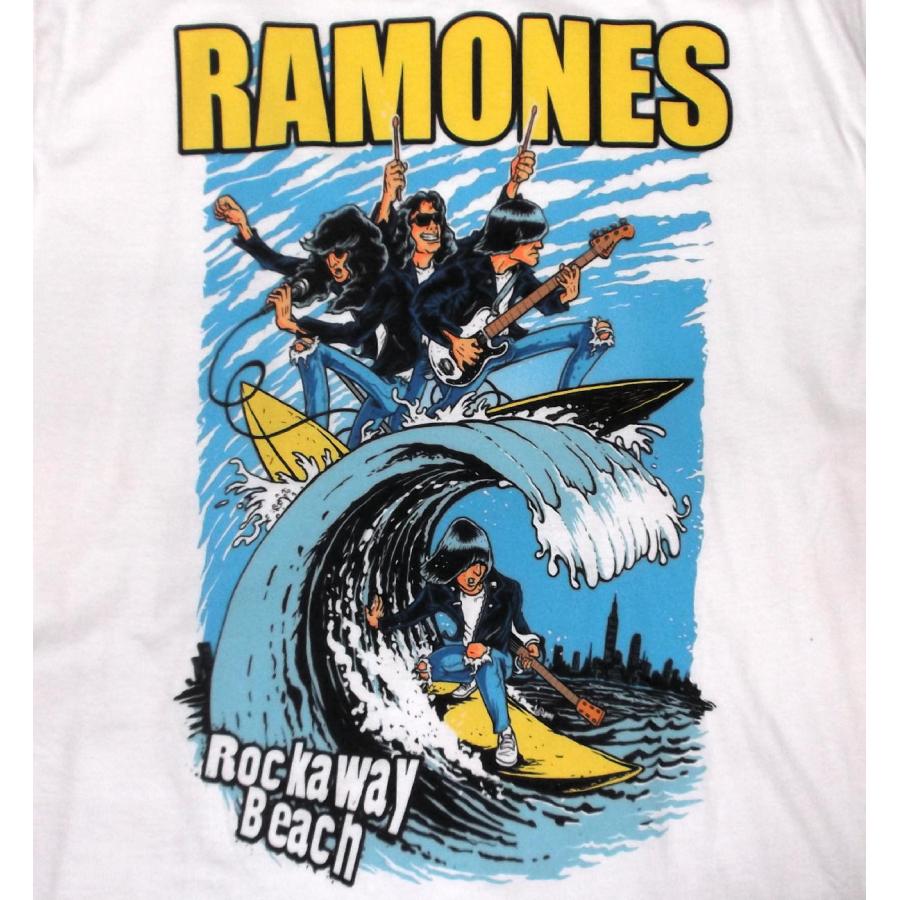ROCK OFF ラモーンズ Tシャツ RAMONES Rockaway Beach 正規品