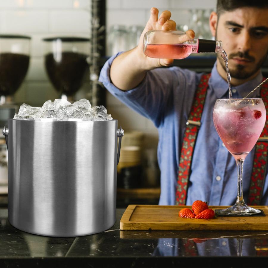 ワインクーラー ステンレス アイスバケット アイスペール 3L 二重壁