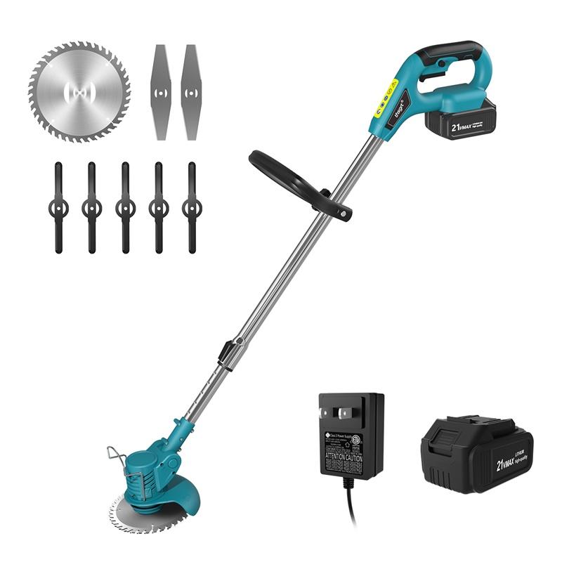 草刈機 充電式 コードレス 芝刈り機 家庭用 女性 軽量 伸縮 3種類替刃