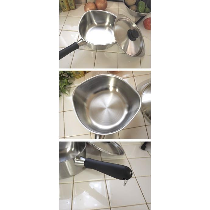 柳宗理 在庫限り ステンレス片手鍋 18cm（つや消し） : ラフィネ